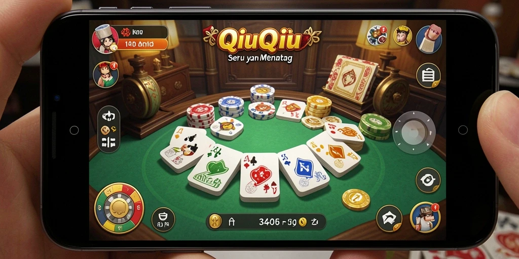 Gameplay seru QiuQiu di 3446 dengan visual yang menarik.