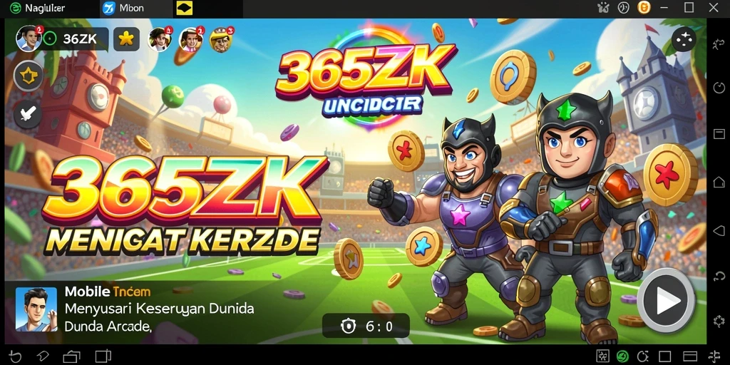 Screenshot menunjukkan gameplay seru dalam 365ZK yang menantang.