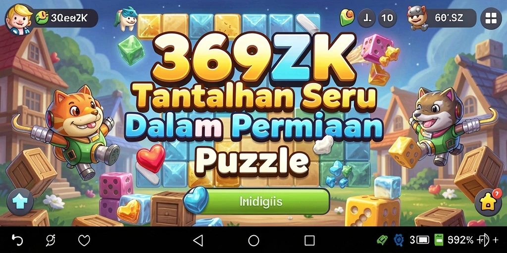Screenshot gameplay 369ZK menampilkan tantangan puzzle yang menarik.
