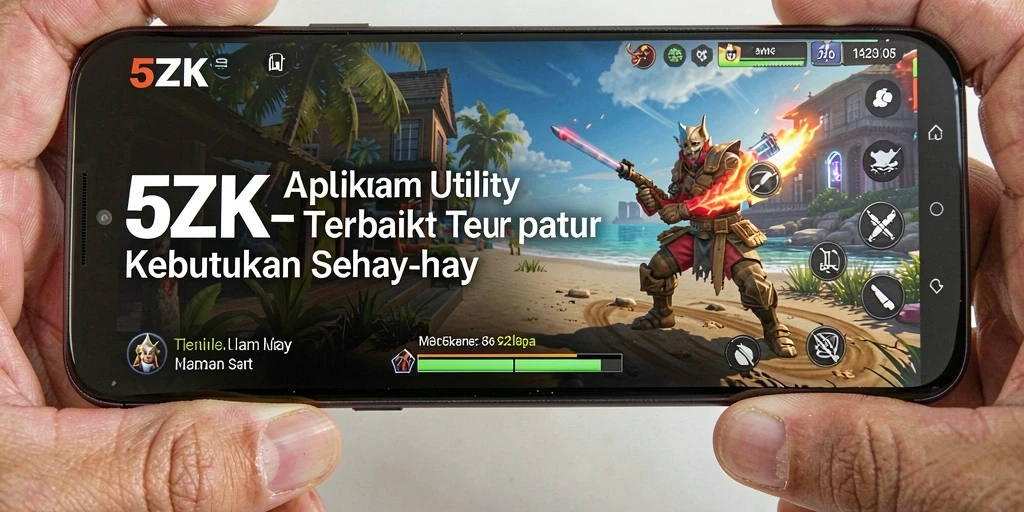 Tampilan antarmuka aplikasi 5ZK yang ramah pengguna.