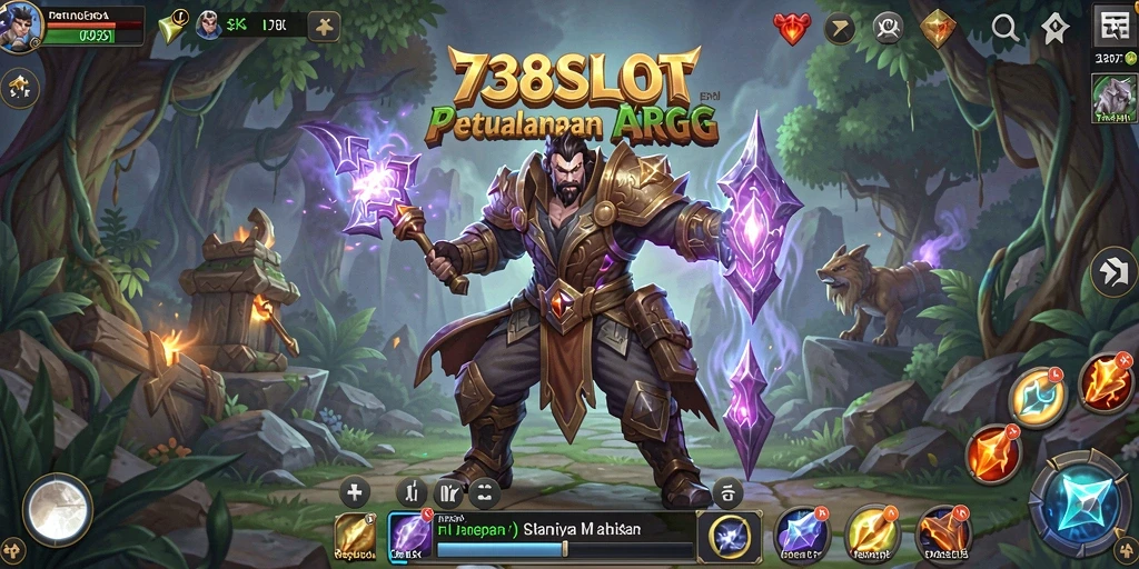 Tampilan gameplay ARPG yang seru dan menyenangkan di 738SLOT.