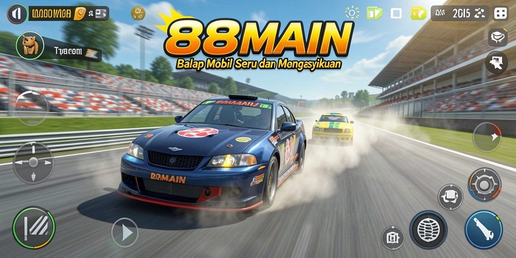 Gameplay menarik dalam balapan cepat dan seru di 88MAIN.