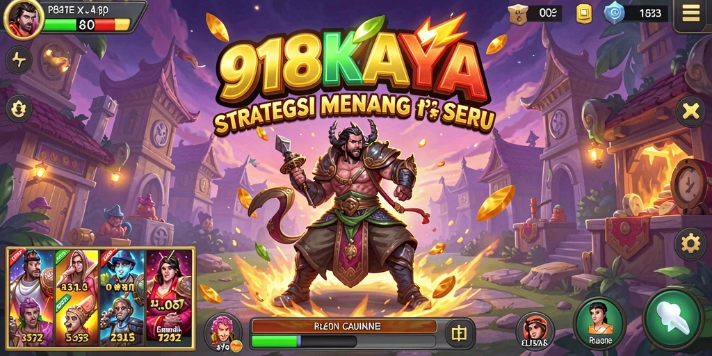 Screenshot gameplay 918KAYA menampilkan aksi strategi yang seru.