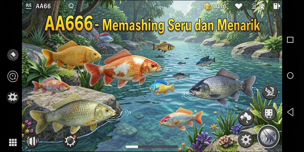 Tangkapan ikan megah dalam gameplay AA666 yang menegangkan.