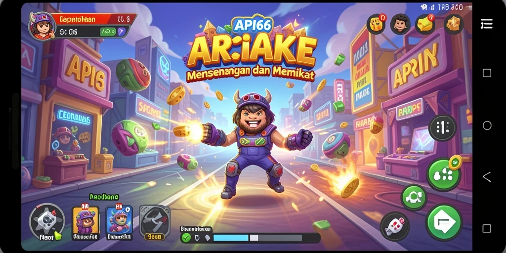 Tampilan menarik dari gameplay seru API66 yang penuh tantangan.