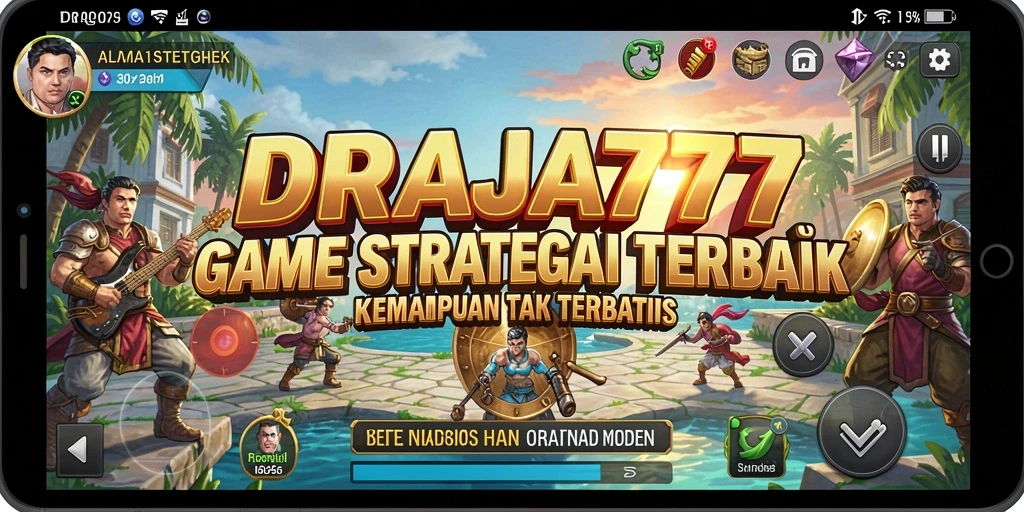 Tampilan screenshot DRAJA777 menampilkan aksi strategi yang mendebarkan.