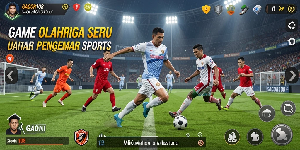 Tangkapan layar GACOR108 menunjukkan aksi pertandingan yang mendebarkan.