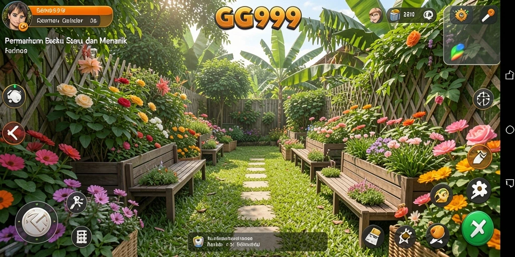 Gameplay menarik dalam berkebun dan memelihara hewan.