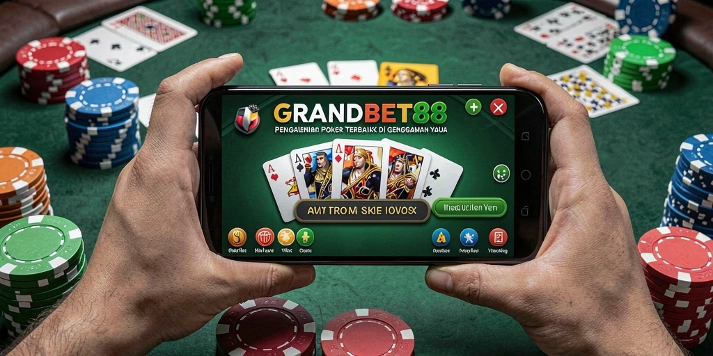 Gambaran menarik gameplay poker di GRANDBET88.