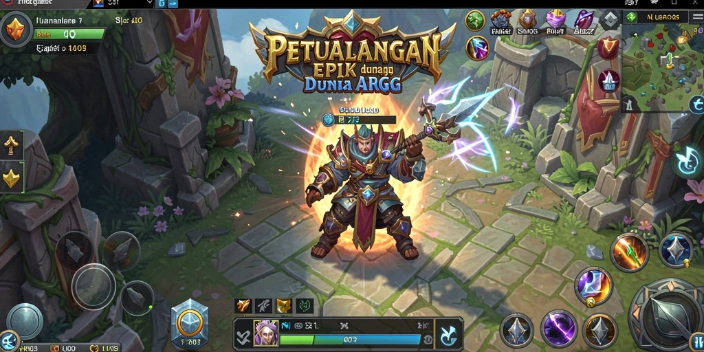 Tampilan gameplay H03 dengan aksi seru dalam dunia ARPG.