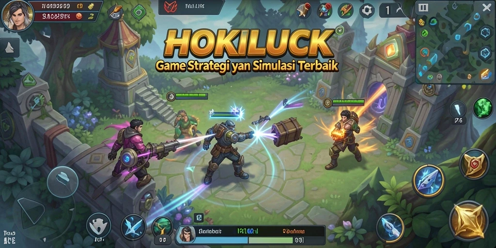 Gameplay HOKILUCK dengan elemen strategi yang mendebarkan.