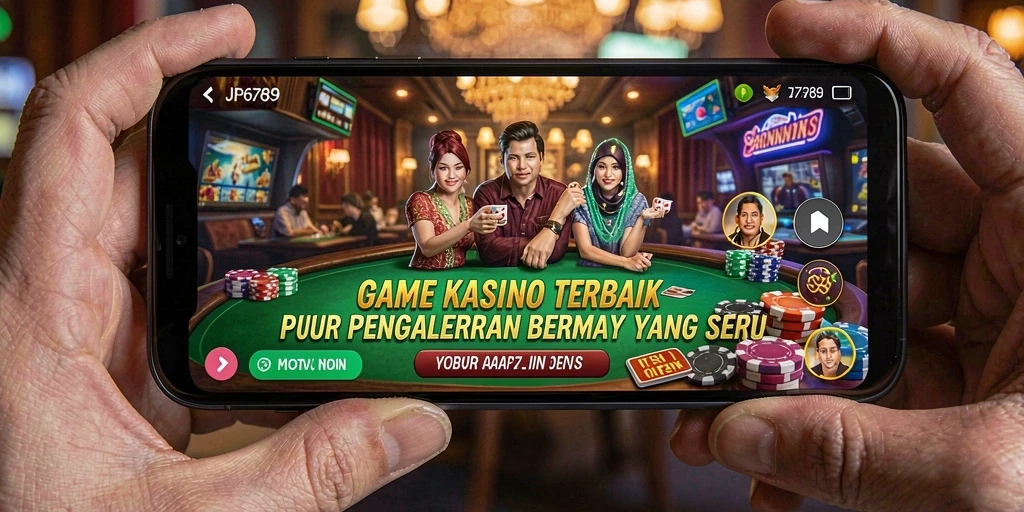 Tampilan gameplay seru di JP6789 dengan variasi permainan Kasino.