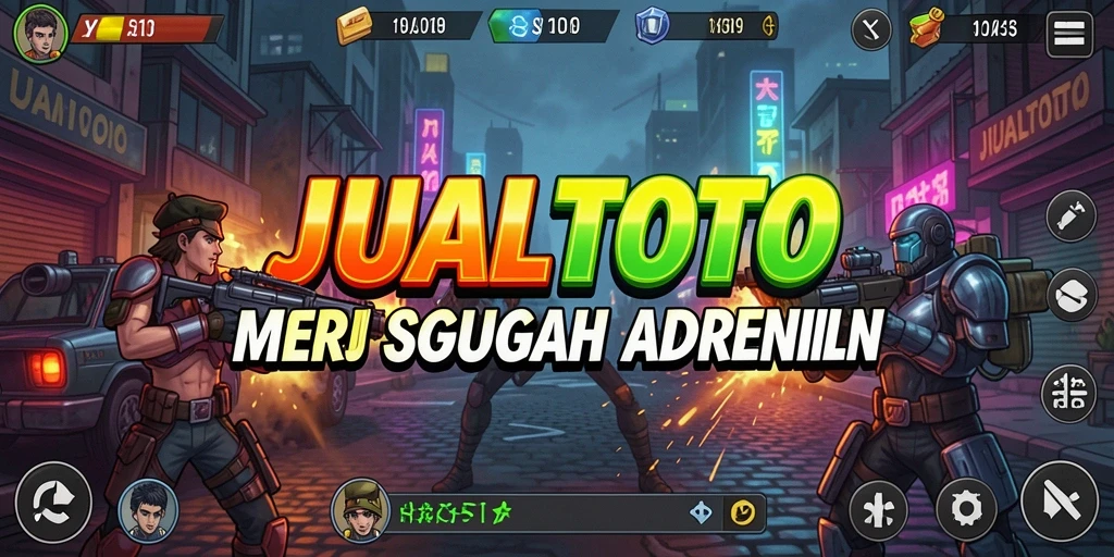 Screenshot utama JUALTOTO dengan tampilan gameplay seru dan mendebarkan.