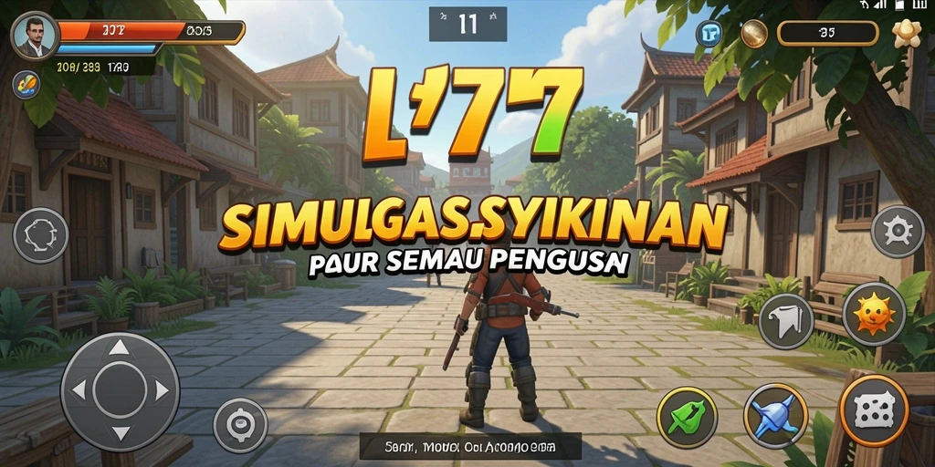 Tangkapan layar utama L777 menampilkan gameplay simulasi yang menarik dan dinamis.