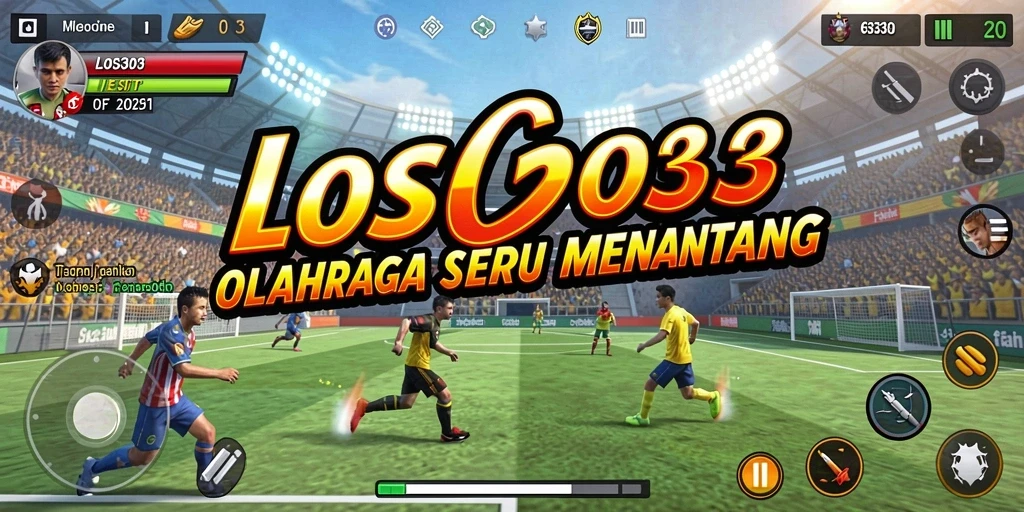 Tampilan gameplay seru dalam LOS303 yang menampilkan aksi olahraga menarik.