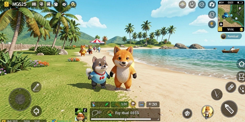 Screenshot gameplay MG525 menampilkan aksi seru dari permainan kasual.