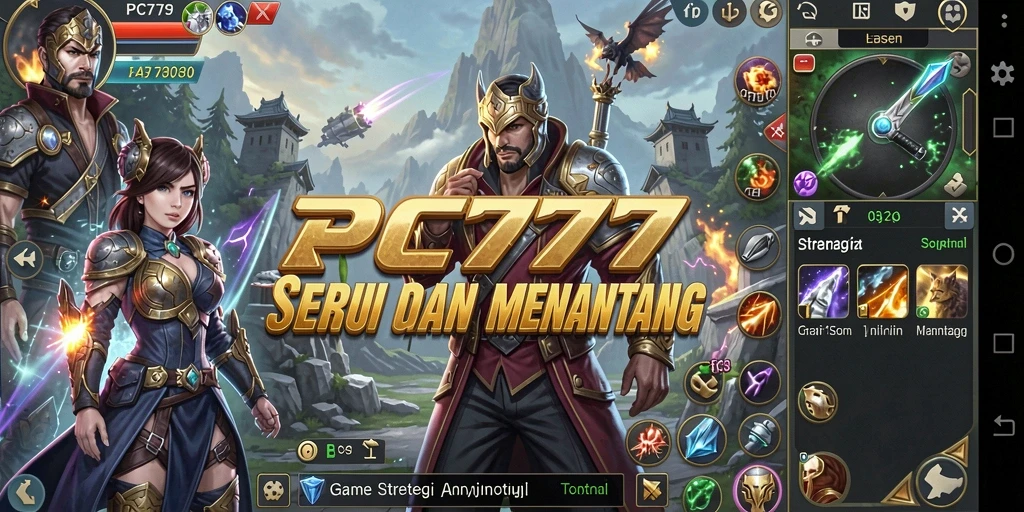 Tampilan gameplay <strong>PC777</strong> yang menakjubkan dan penuh strategi.