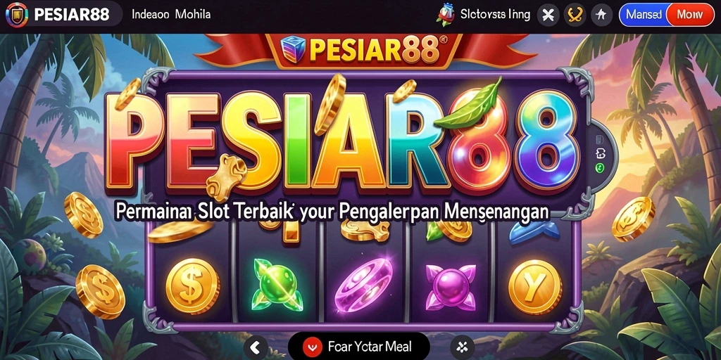 Screenshot PESIAR88 menampilkan pengalaman bermain slot yang menarik dan menyenangkan.