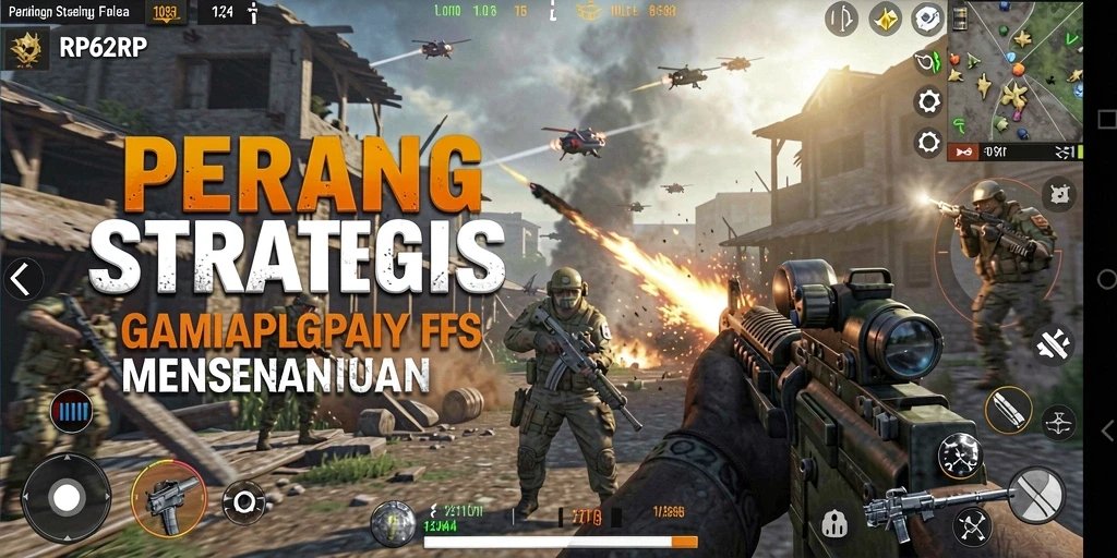 Tangkapan layar dari gameplay intens RP62RP.