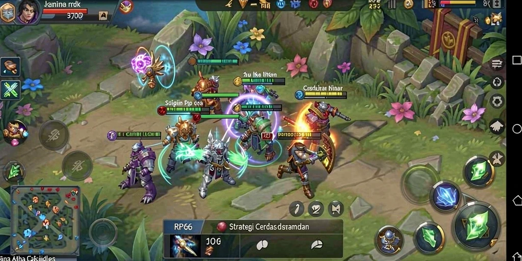 Tampilan mendebarkan dari gameplay strategi RP66.