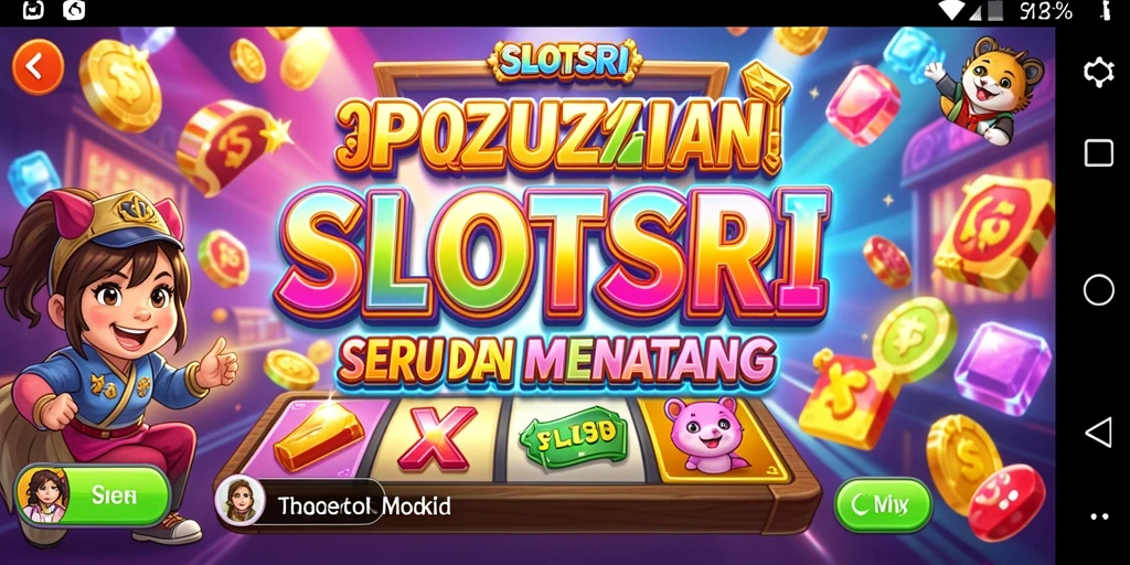 Tampilan gameplay SLOTSRI yang menarik dan menantang.