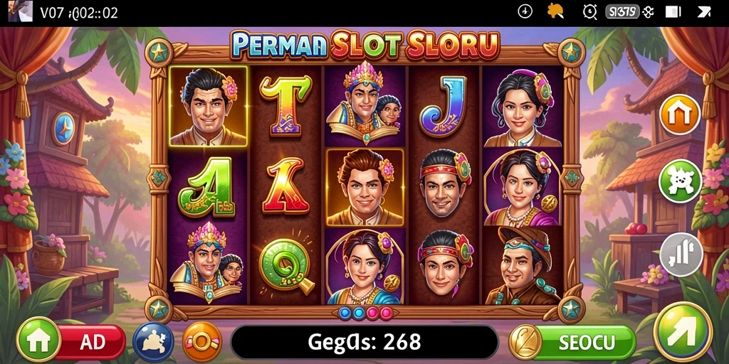 Tampilan gameplay Slot V07 yang menarik dan penuh warna.